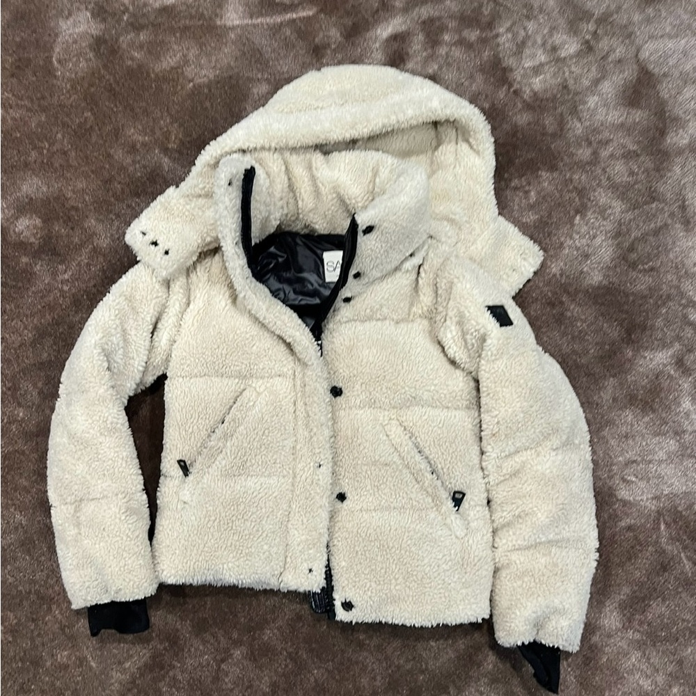 SAM Girls Sherpa Down Jacket, girls size 12.  Like new condition.